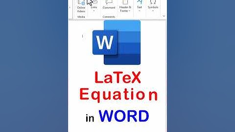 LaTeX to Word: How to Insert Professional Equations Instantly in MS Word! 😎 #msword #latex #shorts