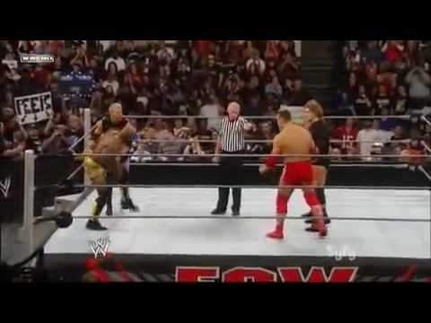 Christian & Shelton Benjamin vs Vladimir Kozlov & Ezekiel Jackson w/William Regal