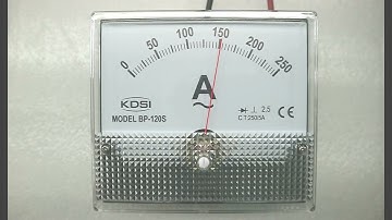 Easy operation BP-120S AC250/5A rectifier analog panel ac ampere meter