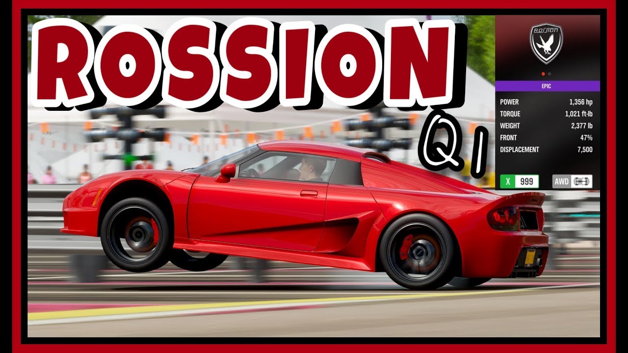 ROSSION Q1 ( DRAG TUNE ) - FORZA HORIZON 4 - YouTube
