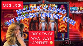 MCLUCK CASINOOMG WHAT JUST HAPPENED?I LOVE THIS CASINO #mcluck #onlinegambling #megawin #slots