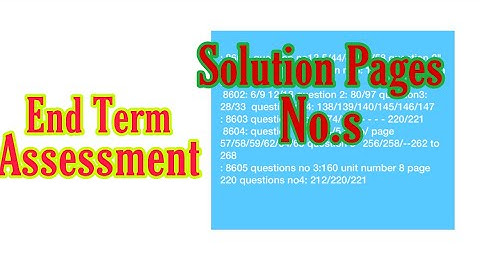 Aiou End Term Assessment Papers Solved | End Term Assessment Papers 2020