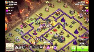 Clash of Clans Karabear attack 1 Silver Clan War 70 Holowiwi