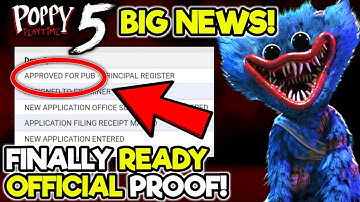 Poppy Playtime Chapter 5 - NEW OFFICIAL PROOFS, EVIDENCES and LEAKS 🤩 FINALLY READY for PUBLICATION