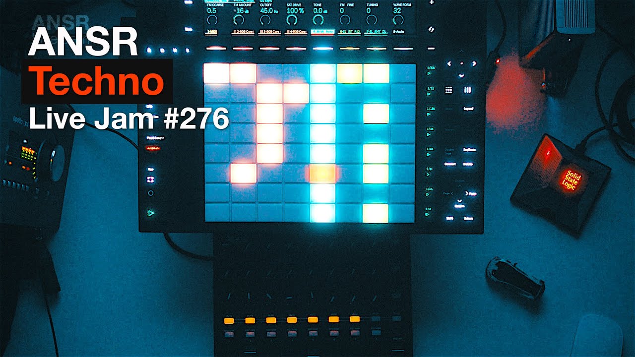 Techno Live Jam - 276 with Ableton PUSH 3 + Ableton Live 11 - YouTube