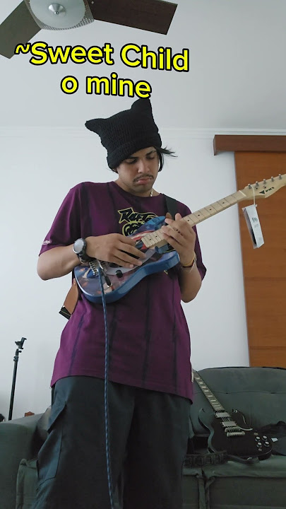 Testing out this weird guitar I won in the raffle 😳👀 #shorts