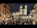 Piazza di Spagna walk tour (Live Streaming) from Rome !!!! Merry Christmas