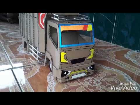 Review miniatur truk canter modifikasi  bemper xpander ter 