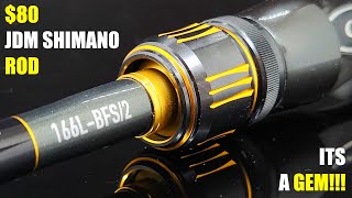 $80 JDM SHIMANO ROD!!! Bass One XT BFS rod... Its A GEM