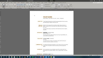 Word 2016 Mod 4 Vid 2 - Replacing Placeholder Text in Content Controls