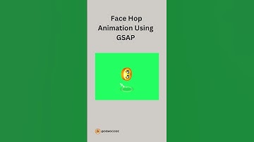 Face Hop Animation Using GSAP || #animation #css #threejs  #gsap #gsapanimation #cssanimation