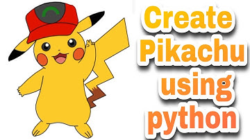 Create Pikachu using python (turtle)#shorts #youtubeshorts #code_py#shortvideo