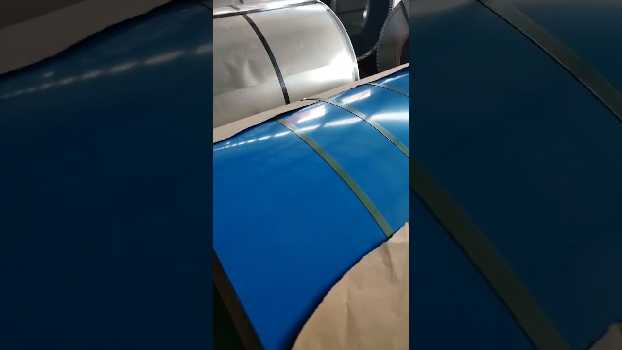 Sea blue color coated coil