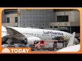 Lufthansa Crew Injured After Plane Suffers Nose Gear Collapse