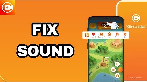 How To Fix And Solve Sound On Screen Recorder XRecorder App | Final Solution
