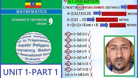 Grade 9 mathematics unit 1 part 1 further on set new curriculum/top tutorial