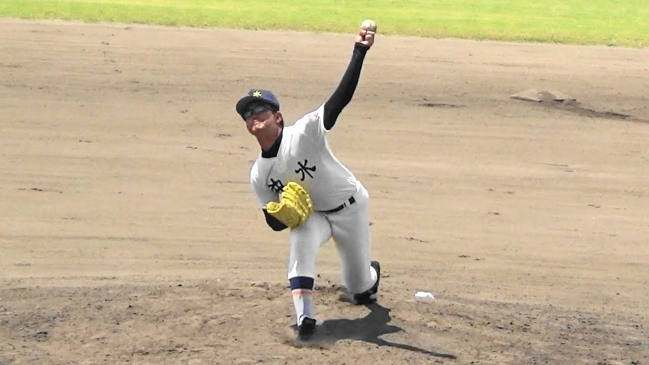 古波蔵悠悟 投手 沖縄水産2年 第46回沖縄県高等学校野球新人大会 南部地区予選vskbc未来沖縄 R1 7 24 東風平野球場 Youtube