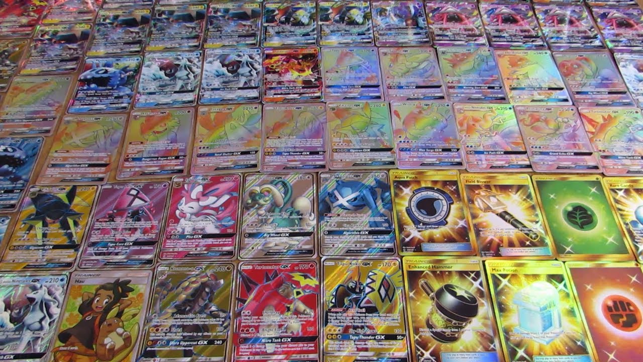 My Pokemon Guardians Rising Card Collection Youtube