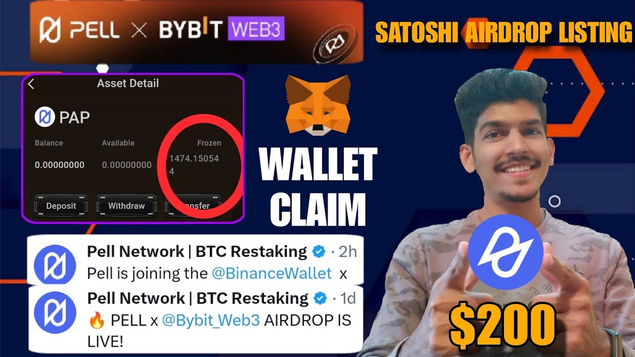 Pell network Airdrop Listing Bybit & Binance | Satoshi new update | How to join now | latest crypto