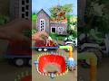 Mini hand water pump science project with supply motor for goat, cow, hippo #cartoon  #shorts