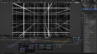 Intersecting planes / 3D grids using Ray Tracing (Tutorial, Blender Math Nodes)
