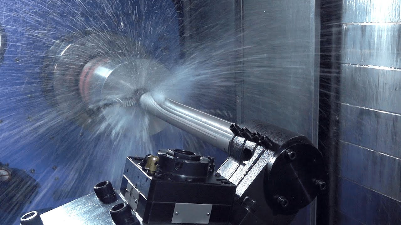 Full Drilling Cycle - No Talking - Beast 2” Dia Kennametal Drill Goes Thru Huge 316 Stainless Part