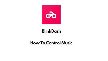 How to play music on your motorcycle trips without distraction ? Use BlinkDash !!
