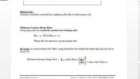 CFA Exam Level 3 Currency Management: An Introduction
