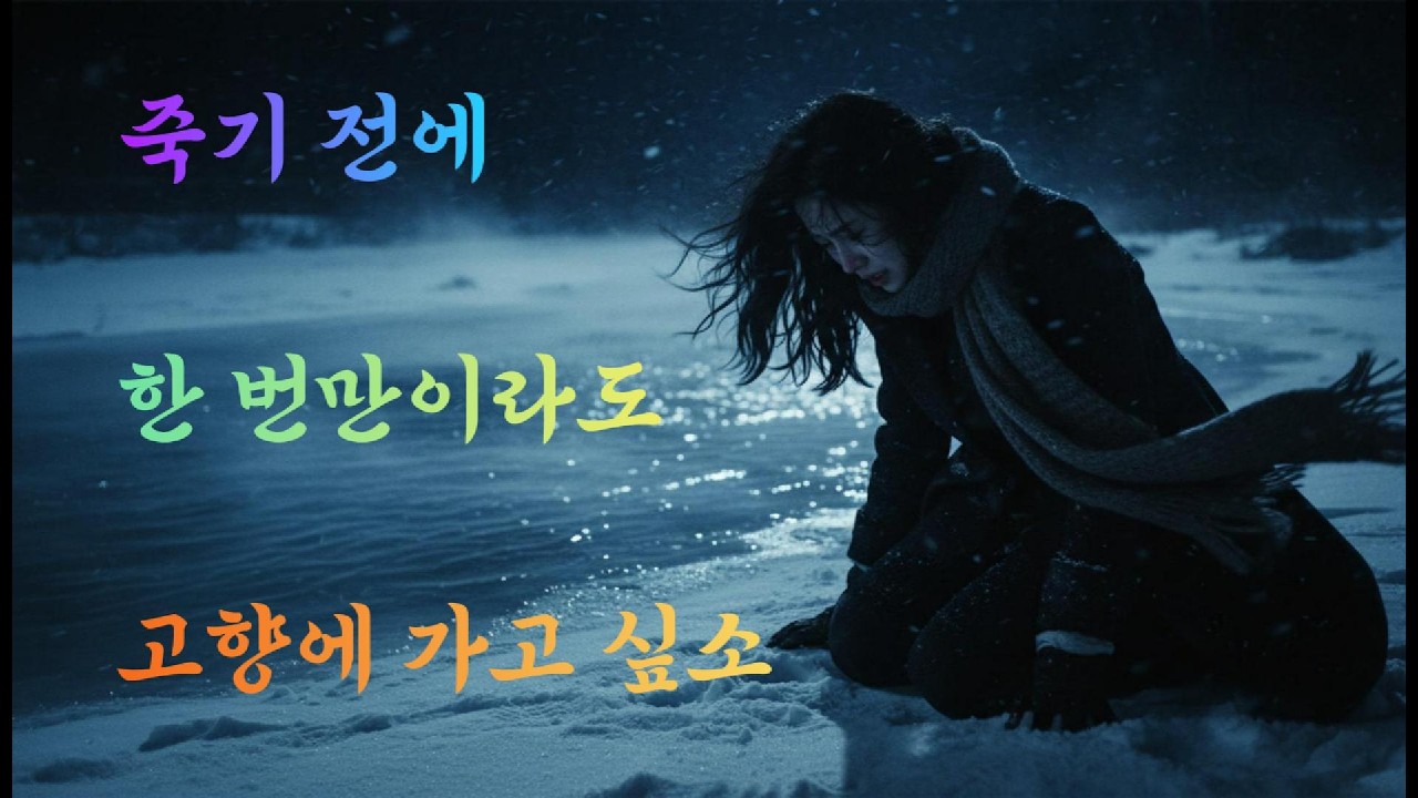 두만강 눈물꽃/죽기전에 한 번만이라도 가고 싶소/고향을 떠난 이들의 그리움을 담은 노래/ 