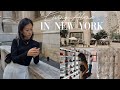 LIVING IN NYC VLOG | quality time with fam, favorite spots in nyc, &amp; first giveaway!! 뉴욕 브이로그