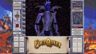 Everquest Project 1999 • Newbie Shadow Knight in Neriak (using Stone UI)
