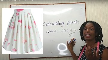 Tutorial on Making Pleats & Calculating How Much Fabric is Needed #diy  #fashion #dominican