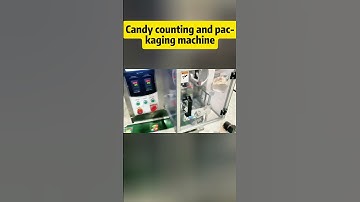 Candy food counting and packaging machine #candypackingmachine #countingpackingmachine