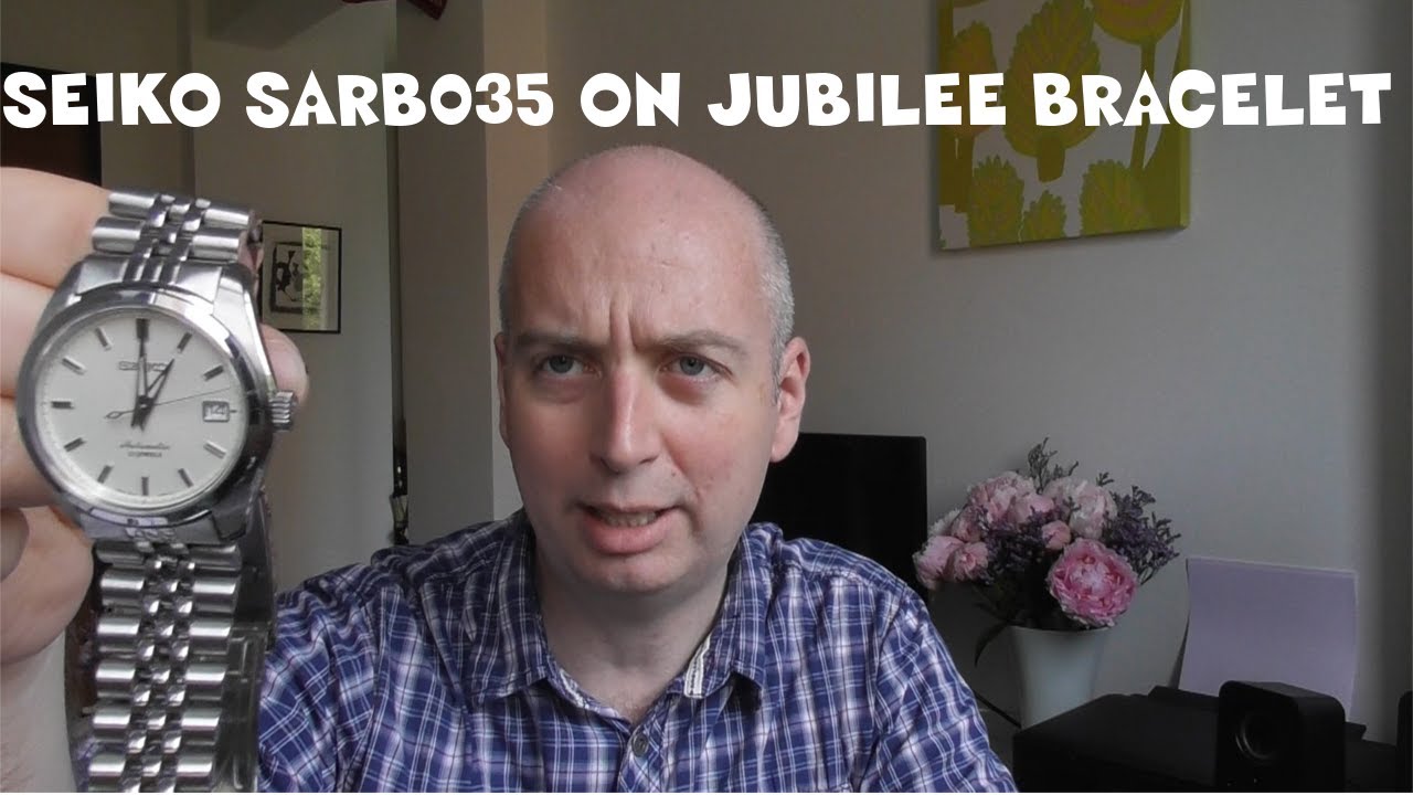 VLOG N 110 Seiko Sarb035 on jubilee bracelet - YouTube