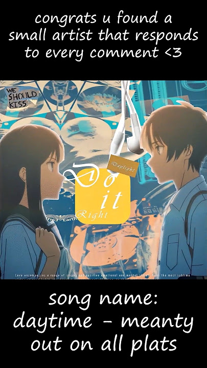 Daytime - Meanty out now (amv made by @zypex_edit) #newmusic #trending #upcomingartist #popartist