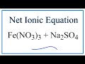 Net Ionic Equations and Spectator Ions