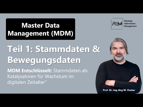 Master Data Management (MDM) Teil 1: Stammdaten & Bewegungsdaten