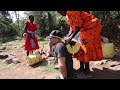 Carrying water with the mommas in Kenya