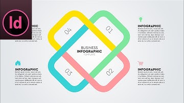 How to Create Line Infographic Template Design in Adobe InDesign