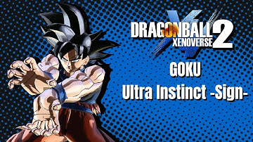 Goku (Ultra Instinct -Sign-) - Custom Intro - DBXV2 Mod