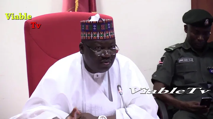 FULL VIDEO : Senate President, Lawan Receives On Courtesy Visit, Managing Director NDIC