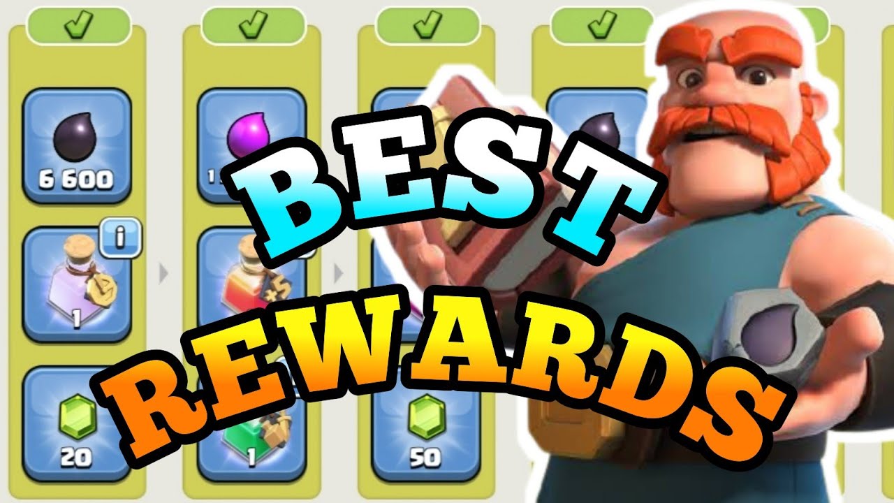 BEST CLAN GAMES REWARDS IN COC AUGUST 2022 | COC CLAN GAMES REWARDS ...