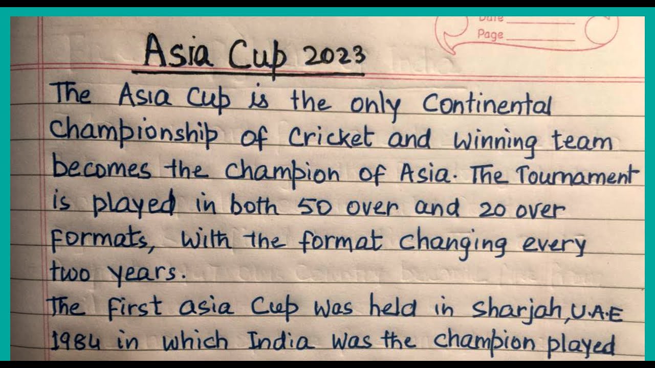 essay on asian games 2023