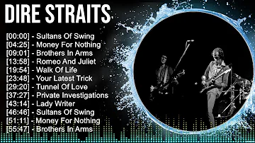 Dire Straits Greatest Hits ~ Best Songs Of 80s 90s Old Music Hits Collection