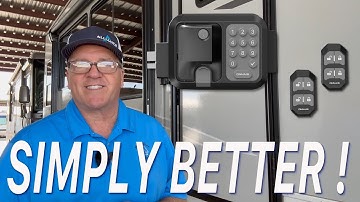 A Better Cheaper Alternative / Onnais RV Door Lock Installation & Review / New Keyless RV Door Lock