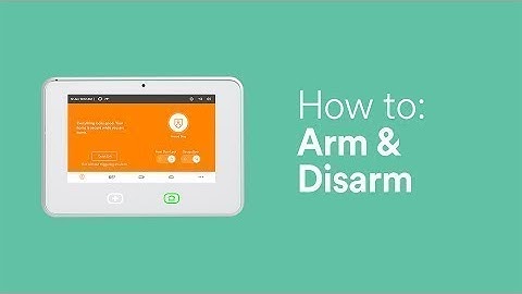How to: Arm and Disarm SkyControl 3.7