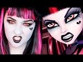 MONSTER HIGH Gothic Draculaura MAKEUP TUTORIAL