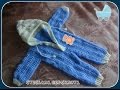 Комбинезон для малыша 0-6 месяцев крючком. Часть 2. Jumpsuit for baby 0-6 months crocheted.