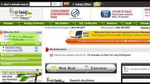 Updating DNS - Update Your DNS at godaddy.com