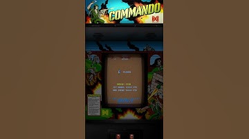 COMMANDO 4K Vertical Overlay Retroarch Mame fbneo Emulation